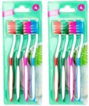 2 pack of 4 – Keep It Handy Medium Toothbrushes – Total 8 – Clubcard Price