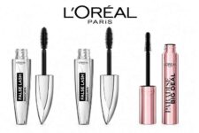 2 x LOreal Paris False Lash Black Mascara (or 2 x Oversized) Free Gift Volumising Mascara 9.9ml (£15.28 W/Student Discount) Free C&C