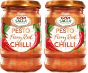 2 x Sacla Italian Fiery Chilli Pesto with Garlic & Red Chillies (S&S £4.25)