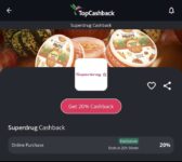 20% Cashback Superdrug – TopCashback