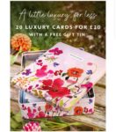 20 luxury cards for with a free gift tin