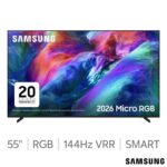 2026 Samsung MRE55R85HAUXXU 55 Inch RGB 4K Ultra HD Smart TV 5 Year Warranty ( £569.98 After Cashback) Instore