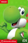 £25 Nintendo eShop Digital Gift Card & Other Denominations – w/Code