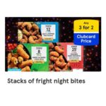 3 For 2 On Halloween Party Food At Tesco, Clubcard Prices