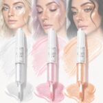 3 PCS Dual-End Cream & Liquid Highlighter Sticks, Silky Shimmer Illuminator