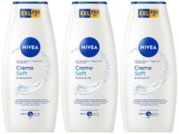 3 x NIVEA Creme Soft Caring Shower Gel 750ml / Orange & Avocado Oil (£5.10 / £4.65 with S&S)