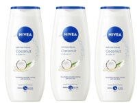 3 x Nivea Shower Coconut Cream, 250 ml