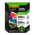 308XL Ink BK/CMY for HP 308 Envy/DeskJet 730/600 Pages