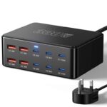330W 10-Port USB Charging Station, GaN III USB Charging Hub, PD 100W 65W 45W 30W 20W – sold by GUJIAMNG TRADE LTD / FBA