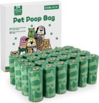 360 Dog Poo Bags 24 Rolls Dog Poop Bags, Green