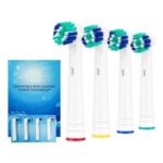 4-Pack round Oral-B Electric Toothbrush Heads, White