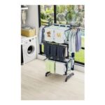 4 Tier Grey Clothes Airer Horse Drying Rack