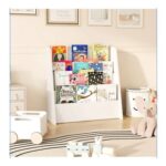 4-Tier Kids Bookshelf – White, 58 X 27 X 60cm