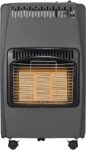 4.2kw Small Portable Gas Heater Free Standing Calor Gas Heater Indoor with 3 Heating Settings, Wheels, Regulator, Hose, Butane Cabinet Heater for Home, Office, Workshop, Camping, 2026