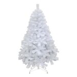 4ft Artificial Christmas Tree, White Alaskan Pine, Bushy, Metal Stand