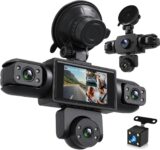 5 Channel Dash Cam Front and Rear Inside Left Right 360 Dash Cams for Cars