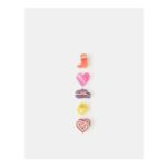 5-Pack Girls Western Claw Clips