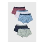 5 Pack Multicolour Floral Editions Hipsters