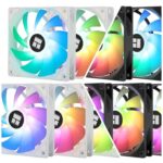 5 Pack Thermalright TL-C12C-S 120mm CPU PWM ARGB Fan White/Black Prime Deal at TR- Store FBA