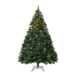 6 Ft Pre-Lit Artificial Christmas Tree, 1000 Tips, 310 LEDs