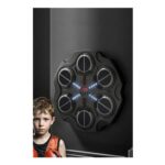 6-Target Music Boxing Machine with LED Light – Black