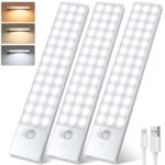 6 x Cabinet Lights 78 LED, 23CM/9IN Kitchen Lights 3 Colours, 1500mAh (£1.86 per light)Sold By JAPEMAKE w.discount at Checkout – Amazon Haul