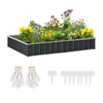 645L Metal Raised Garden Bed