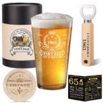 65th Birthday Beer Glass Gift – Sold by Amosking / FBA