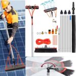 7m Aluminium Telescopic Cleaning Brush with Water Hose, Cleaning Pole Kit with180 Adjustable Angle. Sold by Zhitaozhang Tool Store
