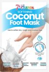 7th Heaven Coconut Foot Mask Socks for Rough, Dry Feet, Moisturising Care