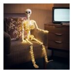 90cm Skeleton LED Halloween Decoration
