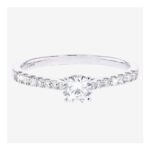 9ct White Gold Lab-Grown Diamond Ring – 0.50ct