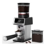 AAOBOSI Burr Coffee Grinder, Electric, Anti-Static, 40 Settings, LED Display