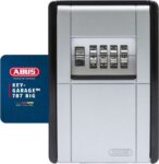 ABUS Key Safe KeyGarage 787 Wall-Mounted, 4-Digit Code, Weatherproof (Silver)