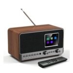 AC-Powered DAB/FM Radio with Bluetooth, USB, 2.8in Display, Dual Alarm