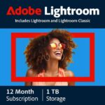 ADOBE Lightroom – 1 Year for 1 User (1TB)