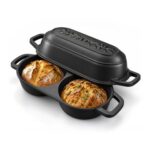 AHJ Cast Iron Dutch Oven for Sourdough Bread