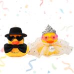 AKONE Pack of 2 Wedding Squeaky Duck