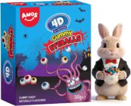 AMOS Eyeballs Halloween Sweets 4D Gummy Candy Spooky Eye Sweet 240g