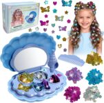 AOSITE Hair Bedazzler Kit, Hair Gem Stamper Kit, Girls Hair Accessories