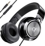ARTIX Wired Headphones with Microphone & Volume Control, Foldable On-Ear Kids Headphones with 3.5mm Audio Jack for Mobile, Laptop, Computer, Chromebook, iPad & Tablet