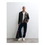 ASOS DESIGN Faux Leather Shacket – Brown