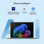 ASUS Vivobook 14 Copilot PC, Intel Core Ultra 5, 16GB RAM, 512GB SSD, 14 Inch Laptop, X1407AA-LY012W (Discount at Checkout)