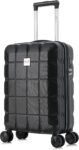 ATX Luggage 55x36x20cm Cabin Suitcase Super Lightweight Small Suitcase Approved for 100 Airlines Including EasyJet, Ryanair, British Airways & Virgin Atlantic (Black, 21Inches, 33Liter)