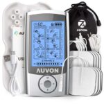 AUVON 24 Modes TENS Machine for Pain Relief, Rechargeable Muscle Stimulator with 8 Replacement Electrode Pads – AUVON FBA