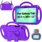 AVAWO Kids Case for Samsung Galaxy Tab A9 11 Inch with Strap and Handle