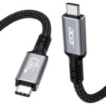 Acer USB4 USB-C to USB-C Cable ( 1M / 8K60 / 40GBPs / 240W / Thunderbolt 3 and 4 ) w/voucher NewEase Tech Gadget Store/FBA