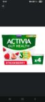Activia Strawberry Gut Health Yoghurt Multipack 4 x 115g – with coupon
