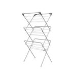 Addis 3 Tier Airer with Hooks – Grey