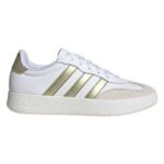 Adidas Barreda Shoes in White/Gold, Sizes 3.5-5.5 W/Code